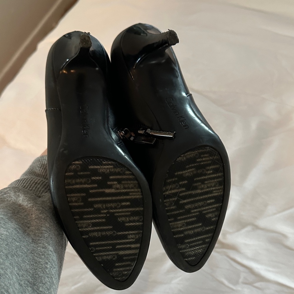 Calvin Klein Black Ankle Booties - Picture 5 of 6